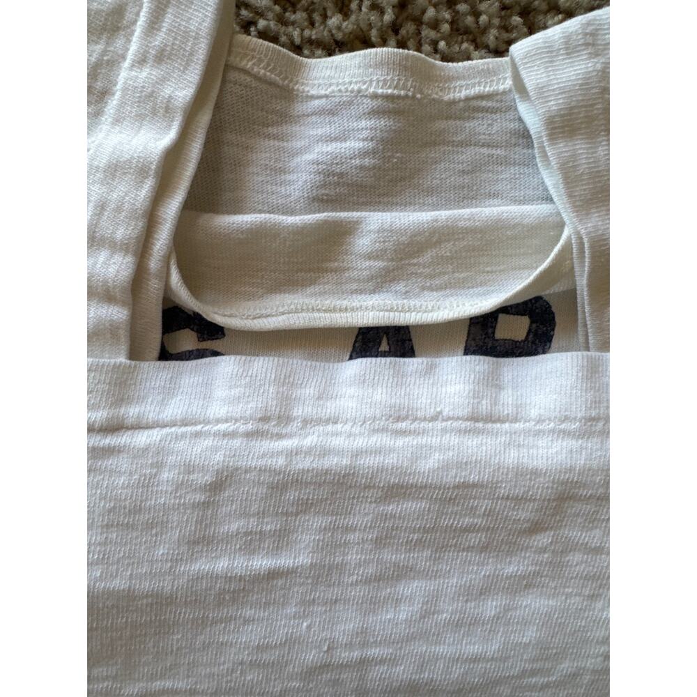 Vtg WWII 40/50’s U.S. Army Air Force Slub Yarn Cotton Single Stitch XS White Tee - Picture 2 of 10